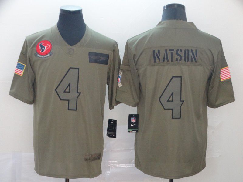 Men Houston Texans #4 Watson Nike Camo 2019 Salute to Service Limited NFL Jerseys->indianapolis colts->NFL Jersey